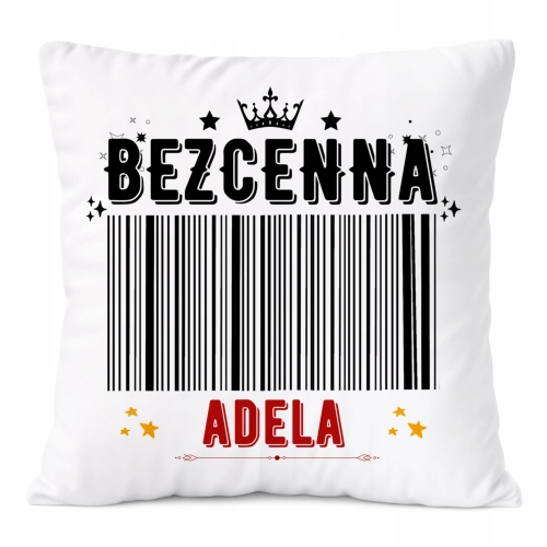 Poduszka Prezent Dla Adeli Córki Dziecka z Nadrukiem ze Zdjęciem