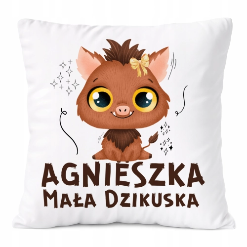 Poduszka Prezent Dla Agnieszki Córki Dziecka z Nadrukiem ze Zdjęciem