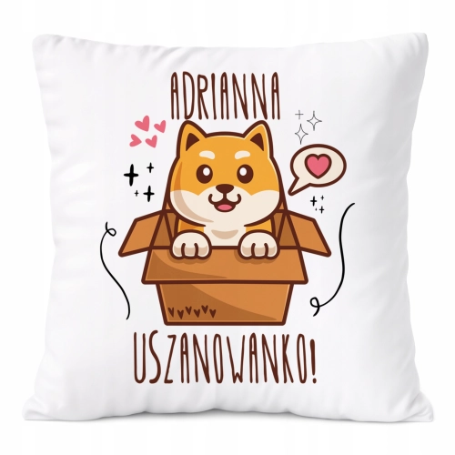 Poduszka Prezent Dla Adrianny Córki Dziecka z Nadrukiem ze Zdjęciem