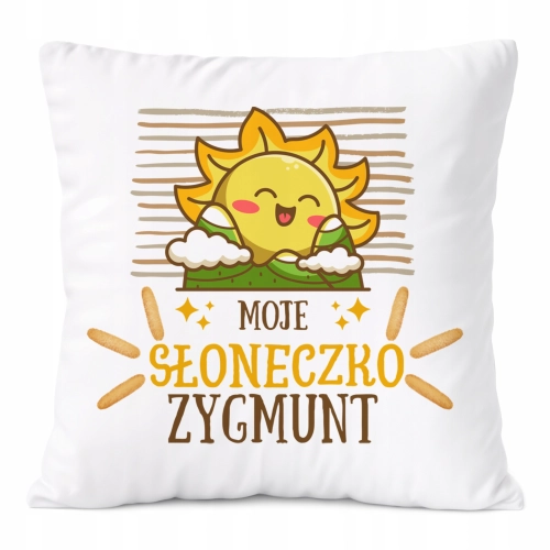 Poduszka Prezent Dla Zygmunta Syna Dziecka z Nadrukiem ze Zdjęciem