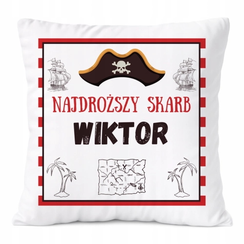 Poduszka Prezent Dla Wiktora Syna Dziecka z Nadrukiem ze Zdjęciem