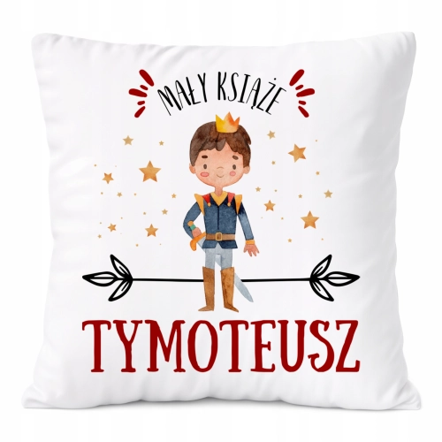 Poduszka Prezent Dla Tymoteusza Syna Dziecka z Nadrukiem ze Zdjęciem