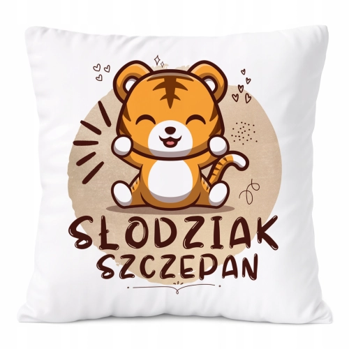 Poduszka Prezent Dla Szczepana Syna Dziecka z Nadrukiem ze Zdjęciem