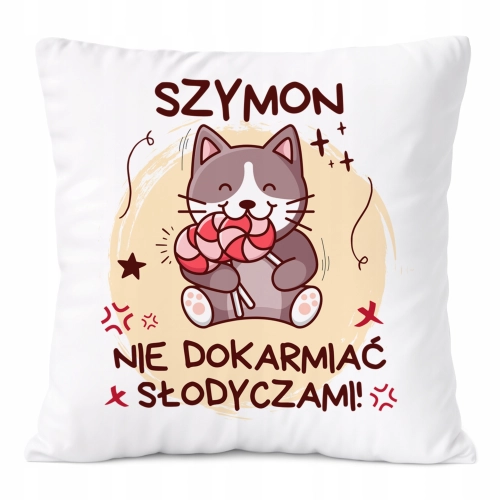 Poduszka Prezent Dla Szymona Syna Dziecka z Nadrukiem ze Zdjęciem