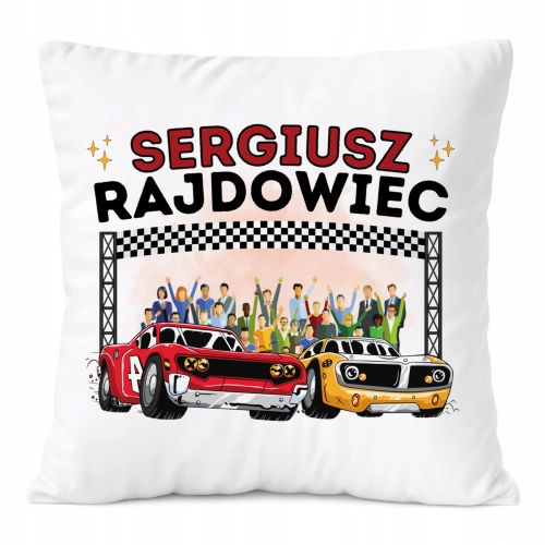 Poduszka Prezent Dla Sergiusza Syna Dziecka z Nadrukiem ze Zdjęciem