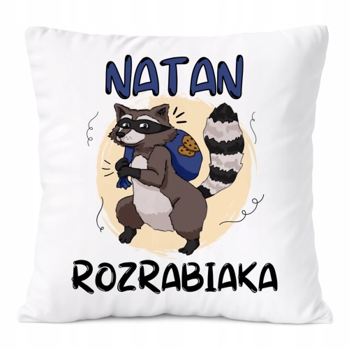 Poduszka Prezent Dla Natana Syna Dziecka z Nadrukiem ze Zdjęciem