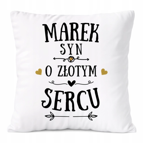 Poduszka Prezent Dla Marka Syna Dziecka z Nadrukiem ze Zdjęciem