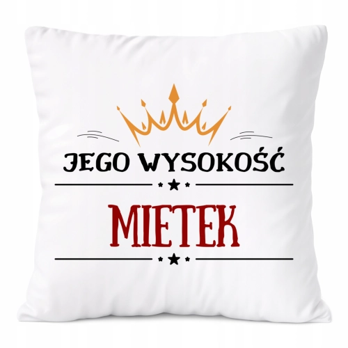 Poduszka Prezent Dla Mietka Syna Dziecka z Nadrukiem ze Zdjęciem