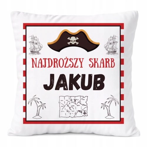 Poduszka Prezent Dla Jakuba Syna Dziecka z Nadrukiem ze Zdjęciem