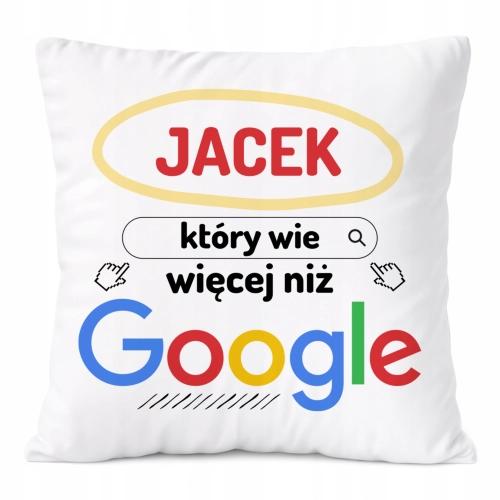 Poduszka Prezent Dla Jacka Syna Dziecka z Nadrukiem ze Zdjęciem