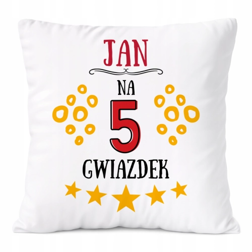 Poduszka Prezent Dla Jana Syna Dziecka z Nadrukiem ze Zdjęciem