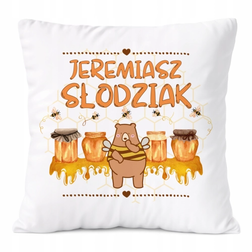 Poduszka Prezent Dla Jeremiasza Syna Dziecka z Nadrukiem ze Zdjęciem