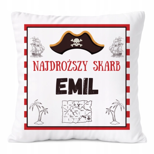Poduszka Prezent Dla Emila Syna Dziecka z Nadrukiem ze Zdjęciem