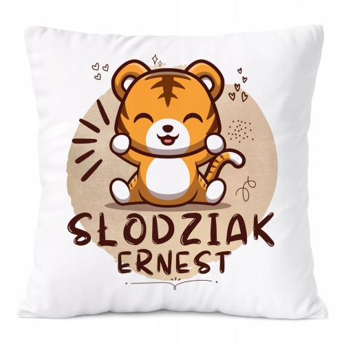 Poduszka Prezent Dla Ernesta Syna Dziecka z Nadrukiem ze Zdjęciem
