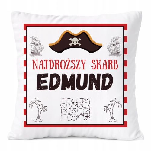 Poduszka Prezent Dla Edmunda Syna Dziecka z Nadrukiem ze Zdjęciem