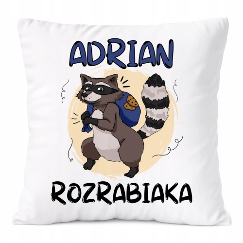 Poduszka Prezent Dla Adriana Syna Dziecka z Nadrukiem ze Zdjęciem