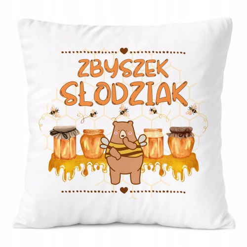 Poduszka Prezent Dla Zbyszka Syna Dziecka z Nadrukiem ze Zdjęciem