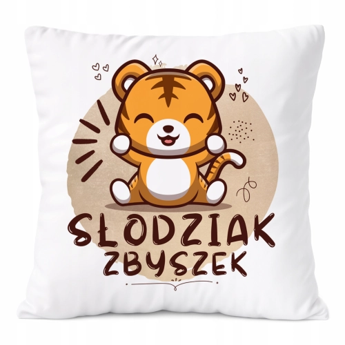 Poduszka Prezent Dla Zbyszka Syna Dziecka z Nadrukiem ze Zdjęciem