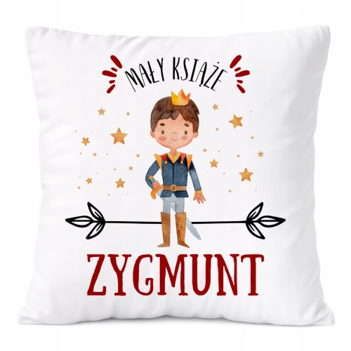 Poduszka Prezent Dla Zygmunta Syna Dziecka z Nadrukiem ze Zdjęciem