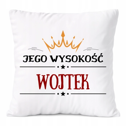Poduszka Prezent Dla Wojtka Syna Dziecka z Nadrukiem ze Zdjęciem