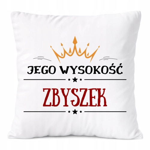 Poduszka Prezent Dla Zbyszka Syna Dziecka z Nadrukiem ze Zdjęciem