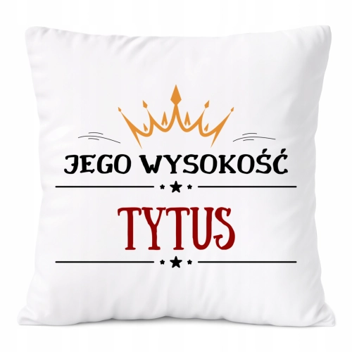 Poduszka Prezent Dla Tytusa Syna Dziecka z Nadrukiem ze Zdjęciem