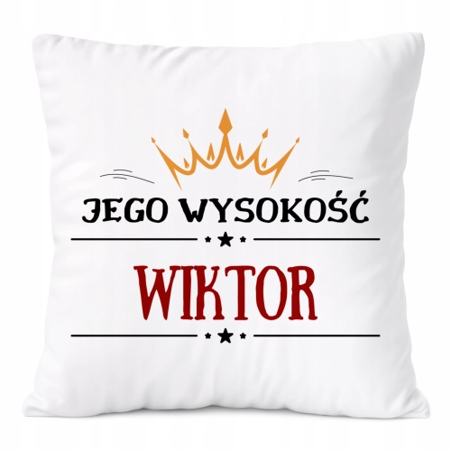 Poduszka Prezent Dla Wiktora Syna Dziecka z Nadrukiem ze Zdjęciem