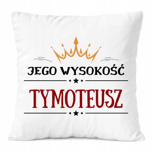 Poduszka Prezent Dla Tymoteusza Syna Dziecka z Nadrukiem ze Zdjęciem