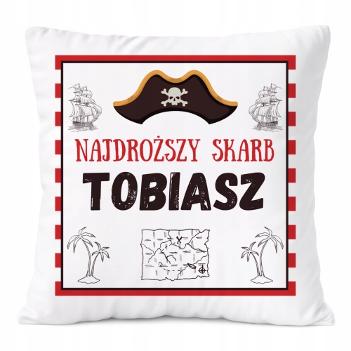 Poduszka Prezent Dla Tobiasza Syna Dziecka z Nadrukiem ze Zdjęciem