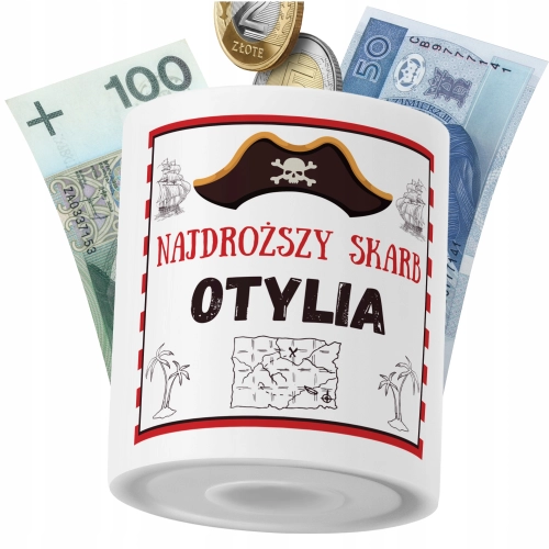 Skarbonka Dla Otyli Córki Dziecka z Nadrukiem ze Zdjęciem