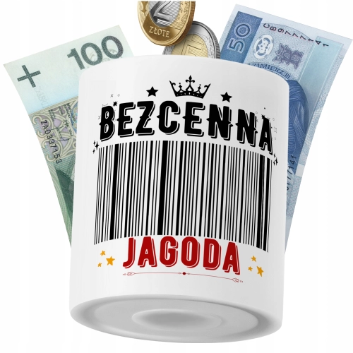 Skarbonka Dla Jagody Córki Dziecka z Nadrukiem ze Zdjęciem
