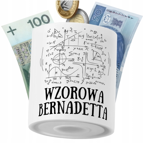 Skarbonka Dla Bernadetta Córki Dziecka z Nadrukiem ze Zdjęciem