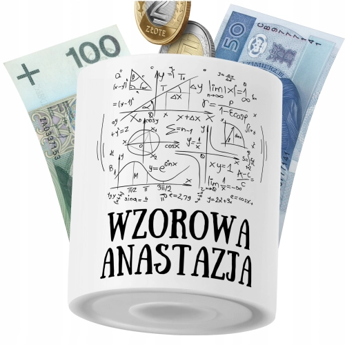 Skarbonka Dla Anastazjii Córki Dziecka z Nadrukiem ze Zdjęciem