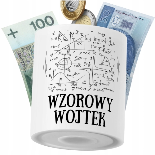 Skarbonka Dla Wojtka Syna Dziecka z Nadrukiem ze Zdjęciem