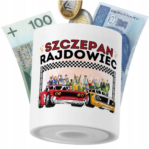 Skarbonka Dla Szczepana Syna Dziecka z Nadrukiem ze Zdjęciem