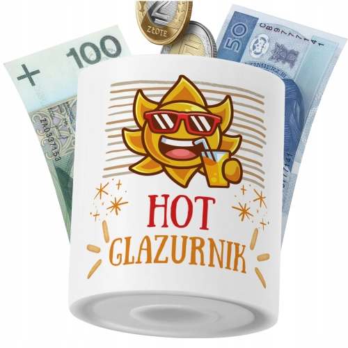 Skarbonka Dla Glazurnika na Prezent z Nadrukiem ze Zdjęciem PoliDraw