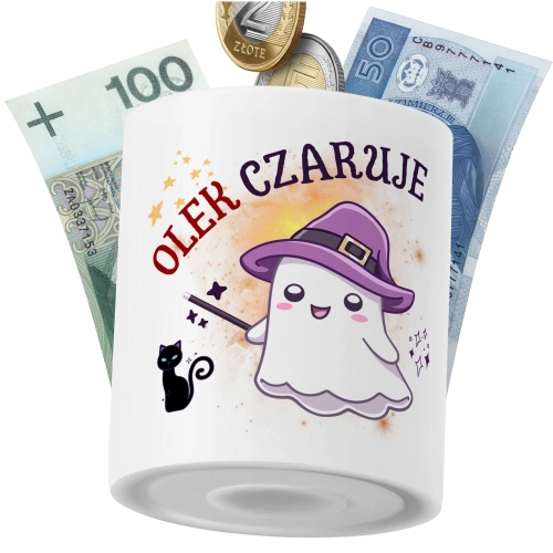 Skarbonka Dla Olka Syna Dziecka z Nadrukiem ze Zdjęciem
