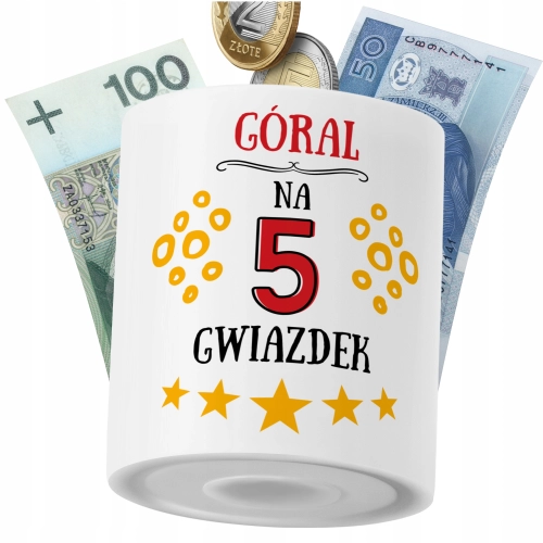 Skarbonka Dla Górala na Prezent z Nadrukiem ze Zdjęciem PoliDraw