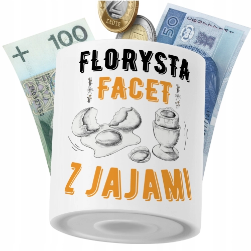Skarbonka Dla Florysty na Prezent z Nadrukiem ze Zdjęciem PoliDraw