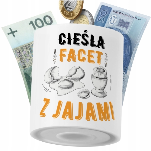 Skarbonka Dla Cieśli na Prezent z Nadrukiem ze Zdjęciem PoliDraw
