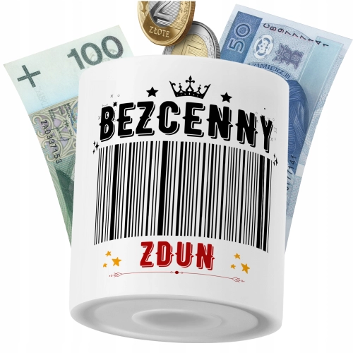 Skarbonka Dla Zduna na Prezent z Nadrukiem ze Zdjęciem PoliDraw