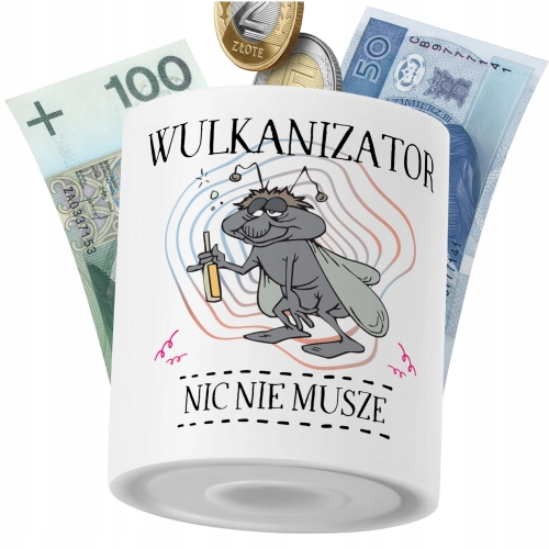Skarbonka Dla Wulkanizatora na Prezent z Nadrukiem ze Zdjęciem PoliDraw