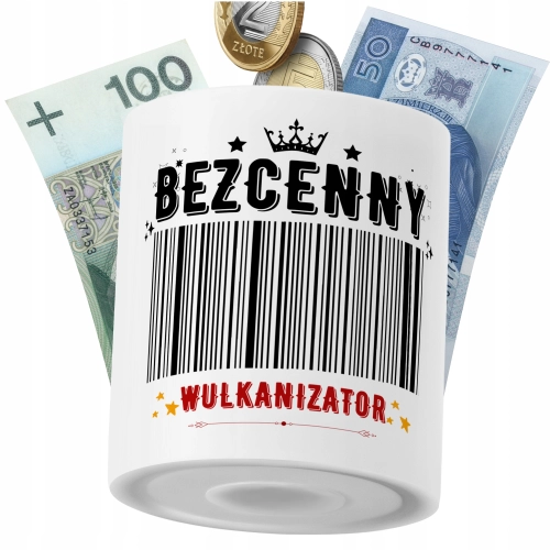 Skarbonka Dla Wulkanizatora na Prezent z Nadrukiem ze Zdjęciem PoliDraw