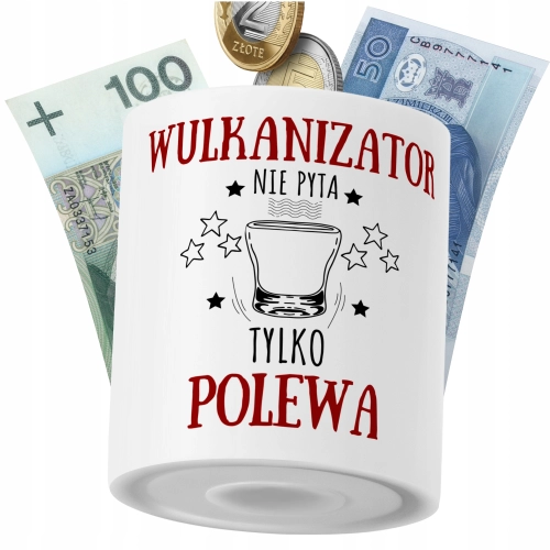 Skarbonka Dla Wulkanizatora na Prezent z Nadrukiem ze Zdjęciem PoliDraw