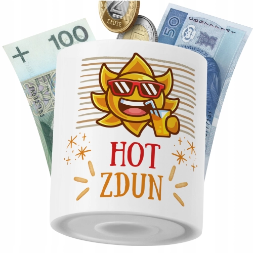 Skarbonka Dla Zduna na Prezent z Nadrukiem ze Zdjęciem PoliDraw