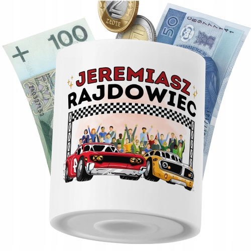 Skarbonka Dla Jeremiasza Syna Dziecka z Nadrukiem ze Zdjęciem