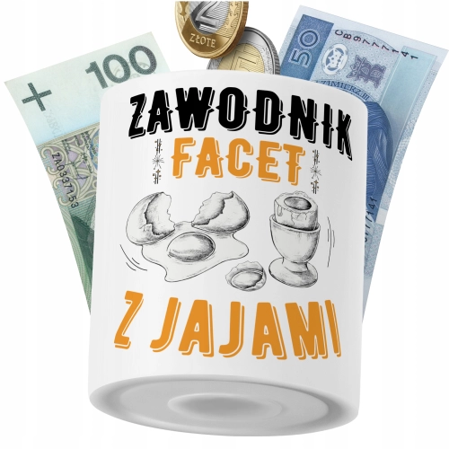 Skarbonka Dla Zawodnika na Prezent z Nadrukiem ze Zdjęciem PoliDraw