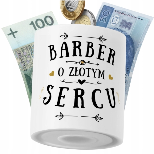 Skarbonka Dla Barbera na Prezent z Nadrukiem ze Zdjęciem PoliDraw