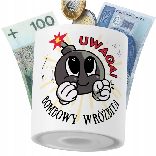 Skarbonka Dla Wróżbity na Prezent z Nadrukiem ze Zdjęciem PoliDraw