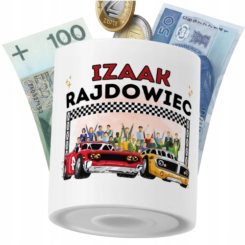Skarbonka Dla Izaaka Syna Dziecka z Nadrukiem ze Zdjęciem